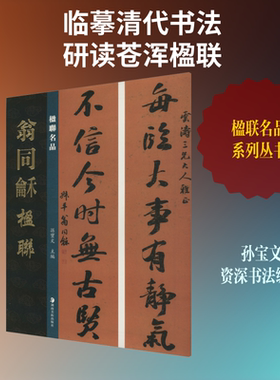 楹联名品 翁同龢楹联 孙宝文 编 书法/篆刻/字帖书籍艺术 新华书店正版图书籍 湖南美术出版社