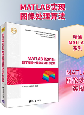 MATLAB R2016a数字图像处理算法分析与实现 杨文茵,徐丽新 著 网络通信（新）专业科技 新华书店正版图书籍 清华大学出版社