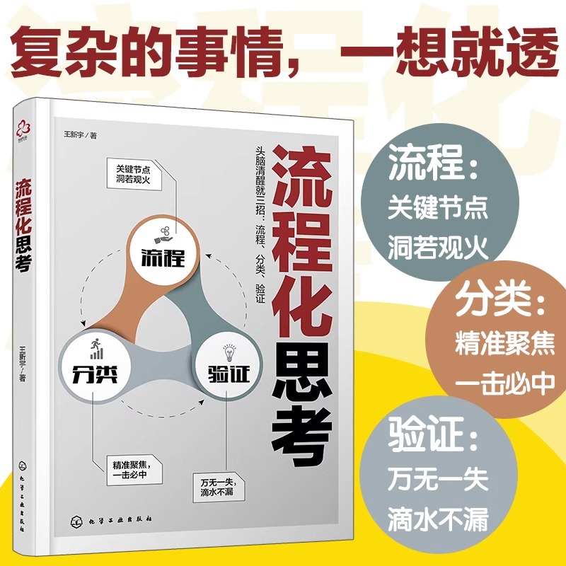 流程化思考 王新宇 著 经济理论社科 新华书店正版图书籍 化学工业出版社