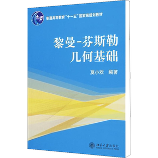 黎曼-芬斯勒几何基础/普通高等教育“十一五”***规划教材 莫小欢 编 大学教材大中专 新华书店正版图书籍 北京大学出版社