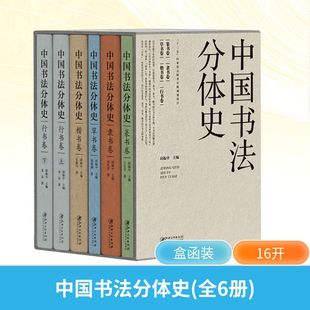 中國書法分體史 歷史長卷 江西美術出版 社 中國書法源流變遷 重要理論和美學思想 視野重新審視博大精深 全新 全6冊 歷代書體