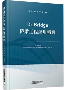 Dr.Bridge桥梁工程应用精解 杨三强,阎红霞,李猛 编 办公自动化软件（新）专业科技 新华书店正版图书籍 中国铁道出版社有限公司