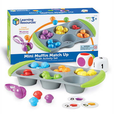 正版LR迷你松饼分类数学活动套装