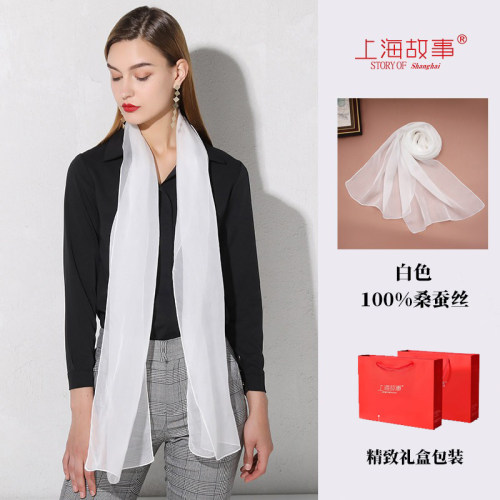 上海故事桑蚕丝巾妈妈母亲节礼物