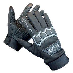 户外骑行冬季手套男保暖加绒防水防风触屏防摔运动防滑加厚摩托车