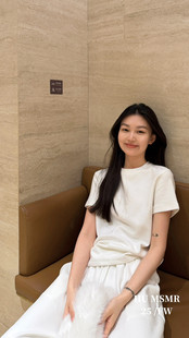 T恤打底衫 简约圆领磨毛极简纯色短袖 内搭上衣C1106 韩版 HU冬新款