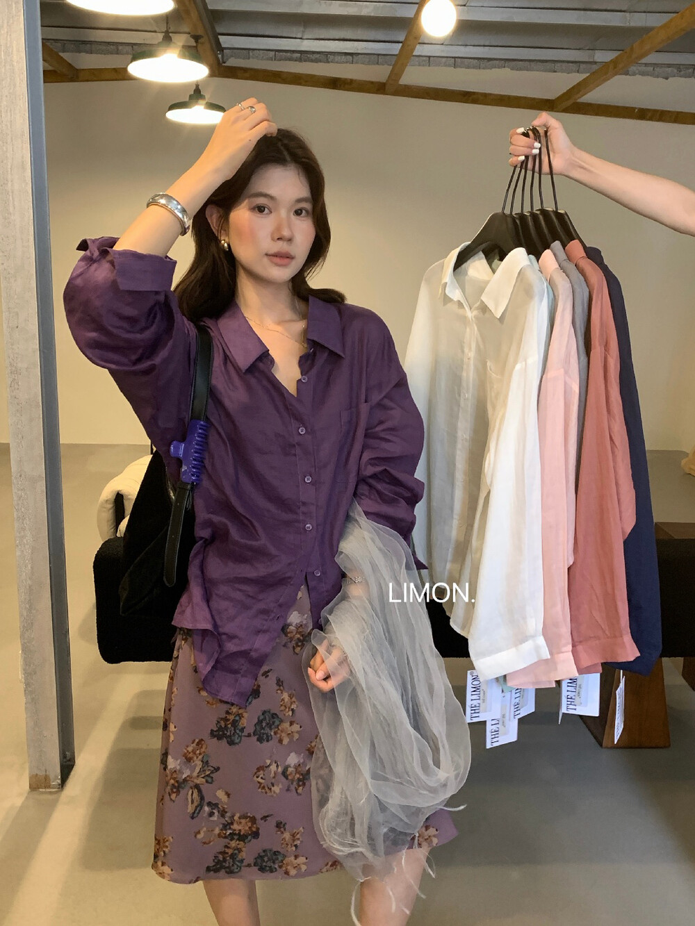 柠檬绿茶2026早秋新款韩版休闲百搭松弛感老钱宽松简约百搭衬衫