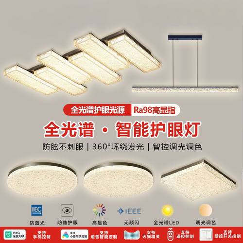 客厅主灯2025新款吸顶灯简约现代大气厅轻奢高级感主灯具套餐