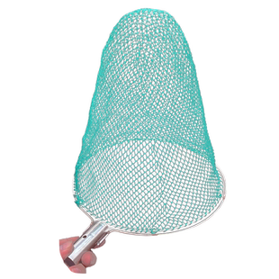 抄网头实心不锈钢网圈捞鱼网兜加深大物鱼网高级捞虾网子渔具全套