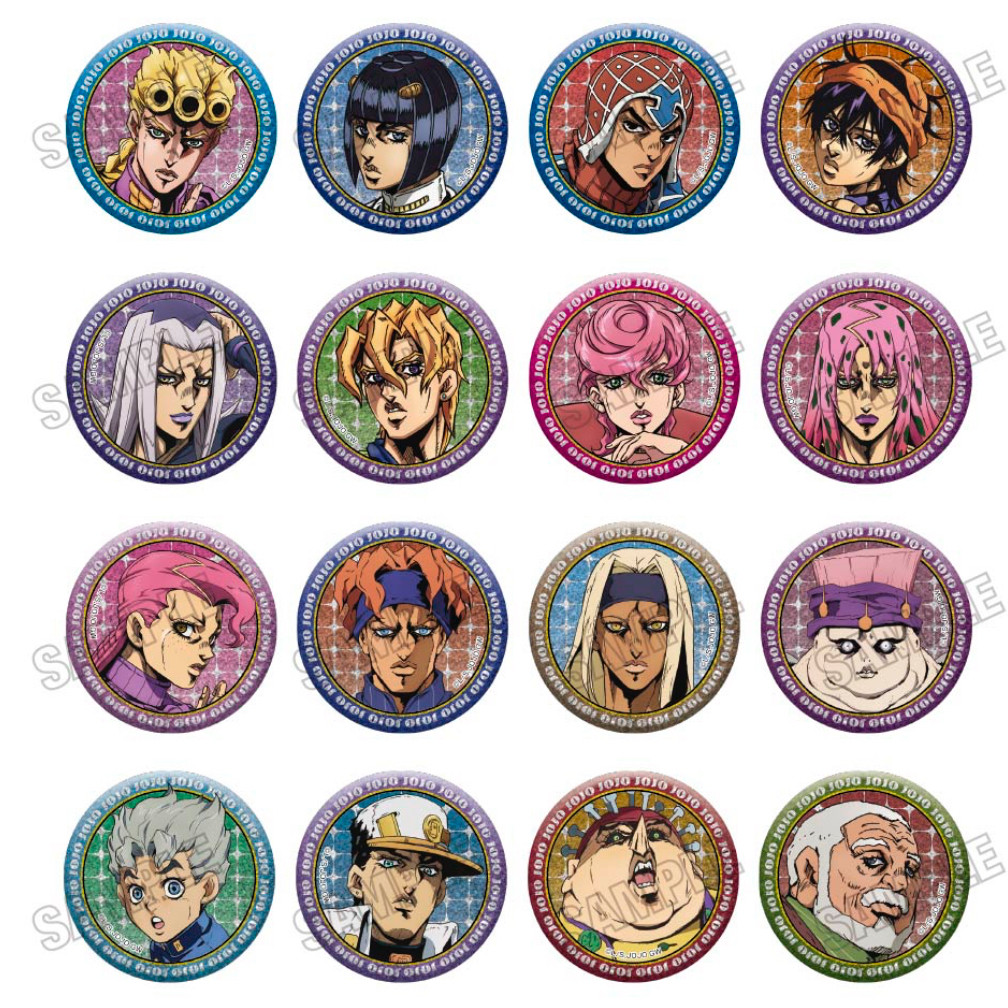 正版现货！日谷JOJO的奇妙冒险黄金之风第一弹拍立得徽章盲抽一发