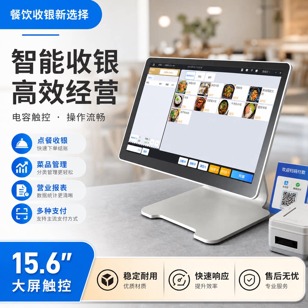餐饮零售会员收款一体机