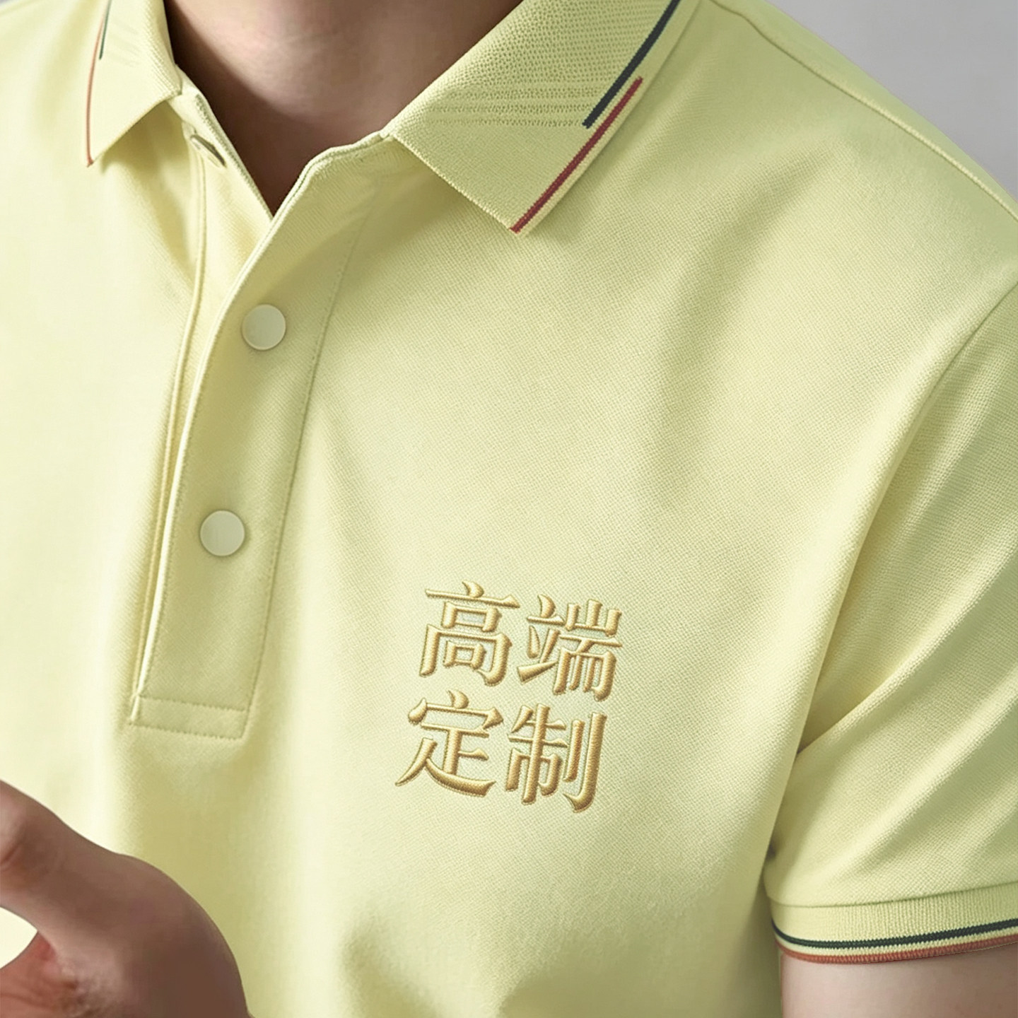 高端冰氧棉短袖POLO衫定制工作服