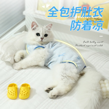 猫咪衣服防掉毛夏季薄款的布偶猫小猫宠物母猫断奶猫猫夏天护肚衣