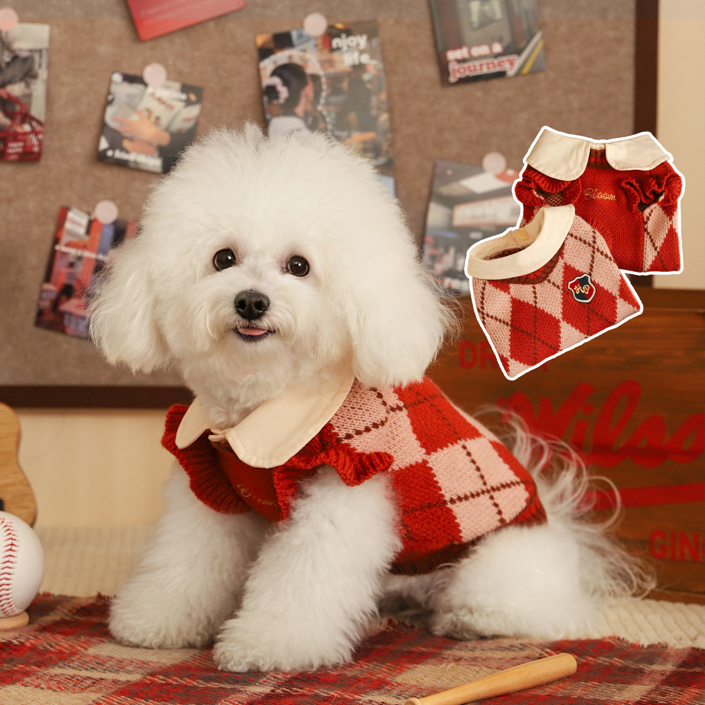狗狗衣服冬装秋冬保暖小型犬防掉毛猫咪衣服冬天冬衣小狗宠物衣服