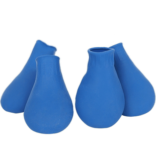 Hoopet宠物狗狗气球防雨鞋梅雨季节外出遛狗不湿脚乳胶不易断雨鞋