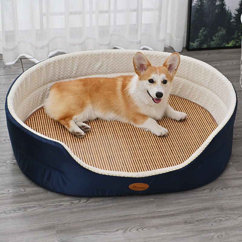 狗窝四季通用大型犬金毛狗用品猫咪睡垫可拆洗宠物狗床柯基犬狗窝