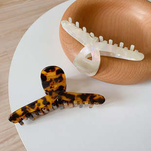 全店清仓｜抓夹大号半扎发醋酸金属鱼尾发抓夹方形高级感简约气质