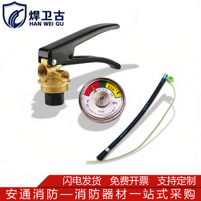 灭火器机头喷管压力表配件