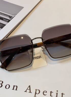 【帕莎女主框】2026年新品鞠婧祎同款墨镜时尚蝶形太阳眼镜PS2082