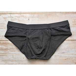 LOOKSEE鹭珂鸶男士内裤 超细柔棉暗筋运动三角裤专柜撤柜库存全新