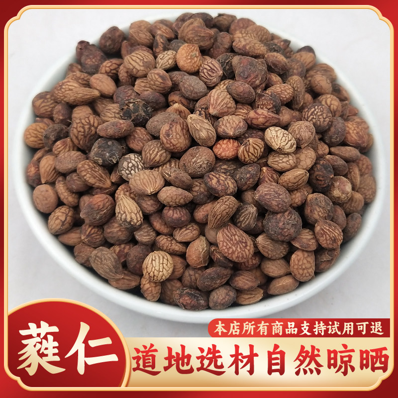 蕤仁中药材500g克 野生新货特级芮仁蕤核仁马茄子蕤子美仁子 包邮