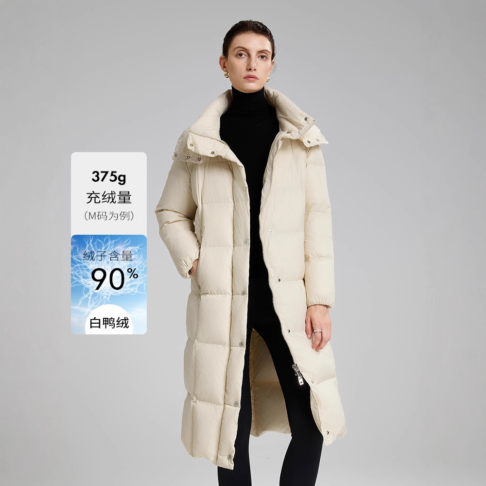 抗寒零下30度!超厚长款羽绒服