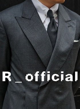 爱穿衣服的让先生 马面裙西装 设计师款西装 意大利Drago