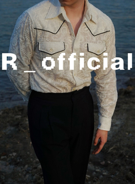 爱穿衣服的让先生 西部衬衫Western Shirts 腰果花拼色复古棉麻