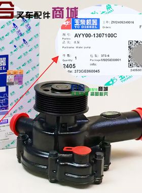 适用玉柴YC4A115-T300 杭叉叉车水泵AYY00-1307100C 5 8T A60 6T