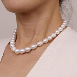 巴洛克9 极光冷白色 澳白珍珠项链 11mm 直播间专享直降