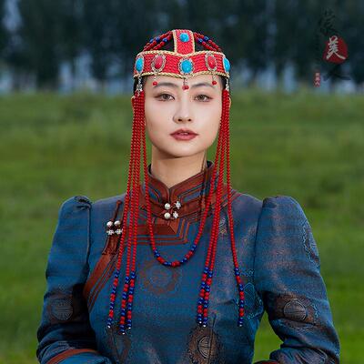 蒙古族头饰女士舞蹈演出配饰