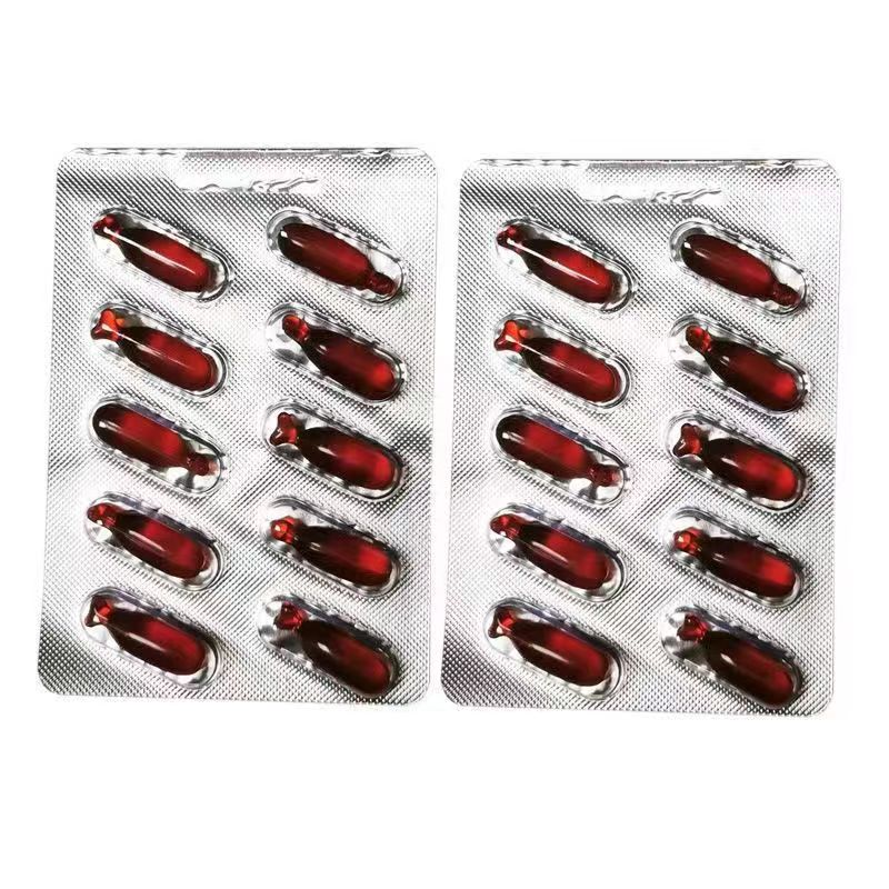 血浆胶囊仿真道具万圣节整盅用品影视特效化妆假血浆女逼真吐血丸