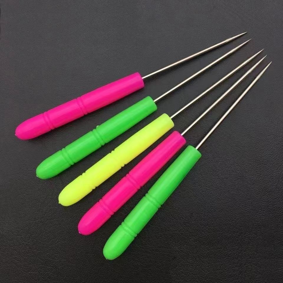 2/5件装 羽毛球拍线锥 羽毛球手工穿线换线工具羽锥 拉线机固定锥图片