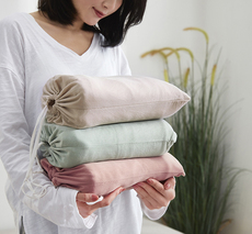 Детский спальный мешок 全棉天竺棉睡袋旅行隔脏轻薄便携式宾馆出差旅行双人纯棉睡袋