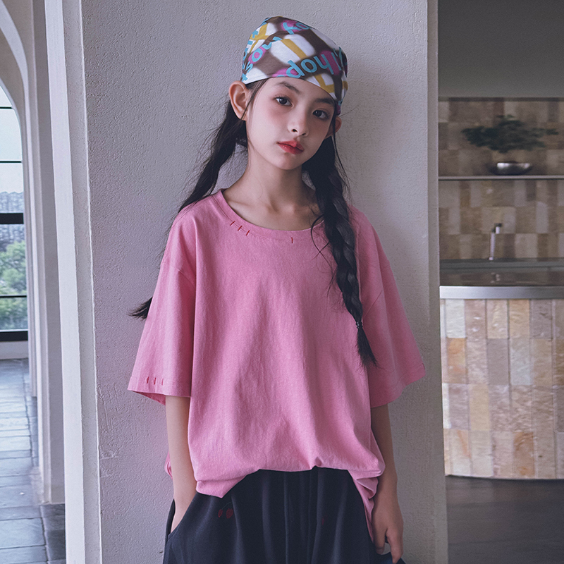 冷大娘夏季纯棉短袖T恤小个子
