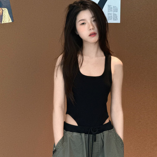 冷大娘夏季女童演出连体吊带背心