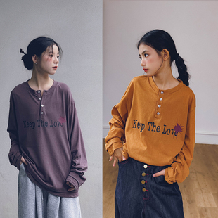 T恤休闲百搭潮流宽松舒适上衣亲子款 冷大娘 中大童现代舞印花长袖