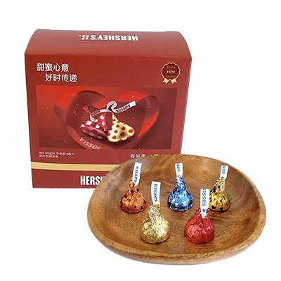 好时巧克力4粒纸盒装多口味礼盒