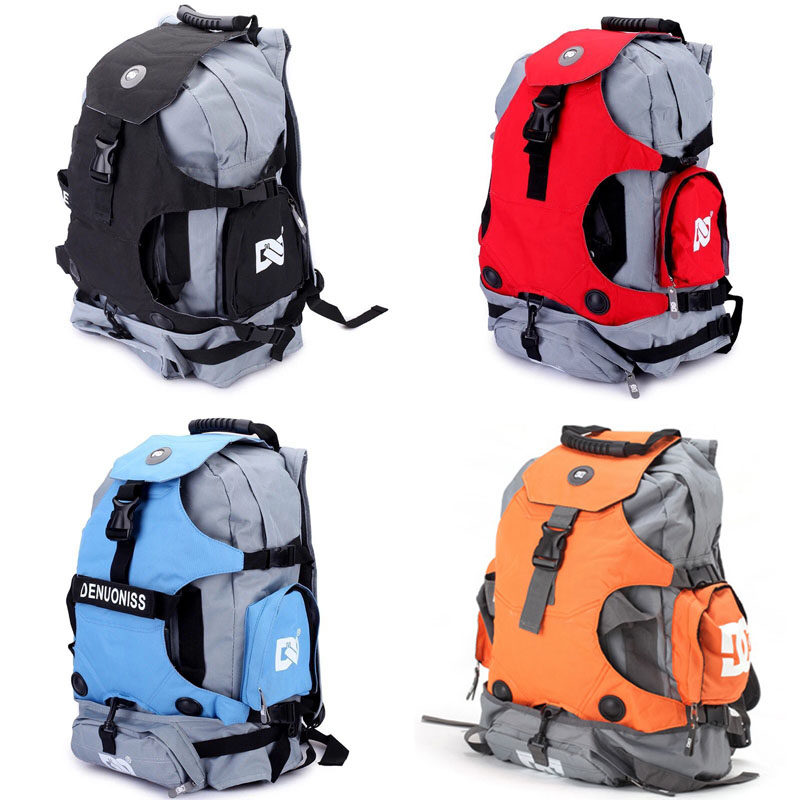 成人轮滑包双肩大容量轮滑鞋收纳包溜冰鞋速滑鞋护具头盔户外运动