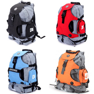 成人轮滑包双肩大容量轮滑鞋收纳包溜冰鞋速滑鞋护具头盔户外运动