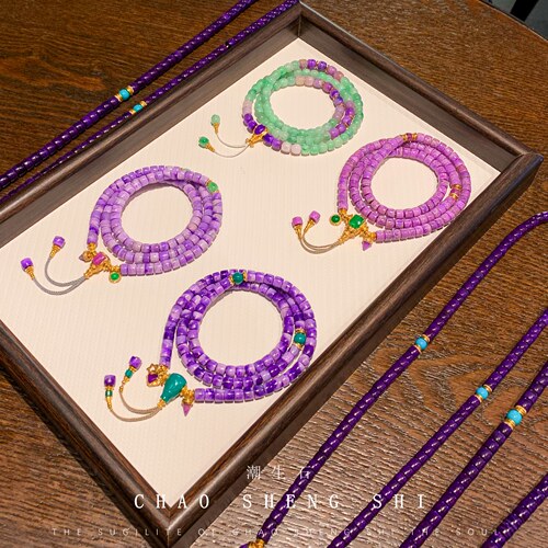 舒俱来归圆项链多圈10818k金