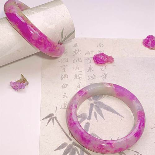 舒俱来手镯桃红樱花果冻皇家紫