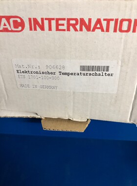 贺德克HYDAC温度开关ETS1701-100-000 议价