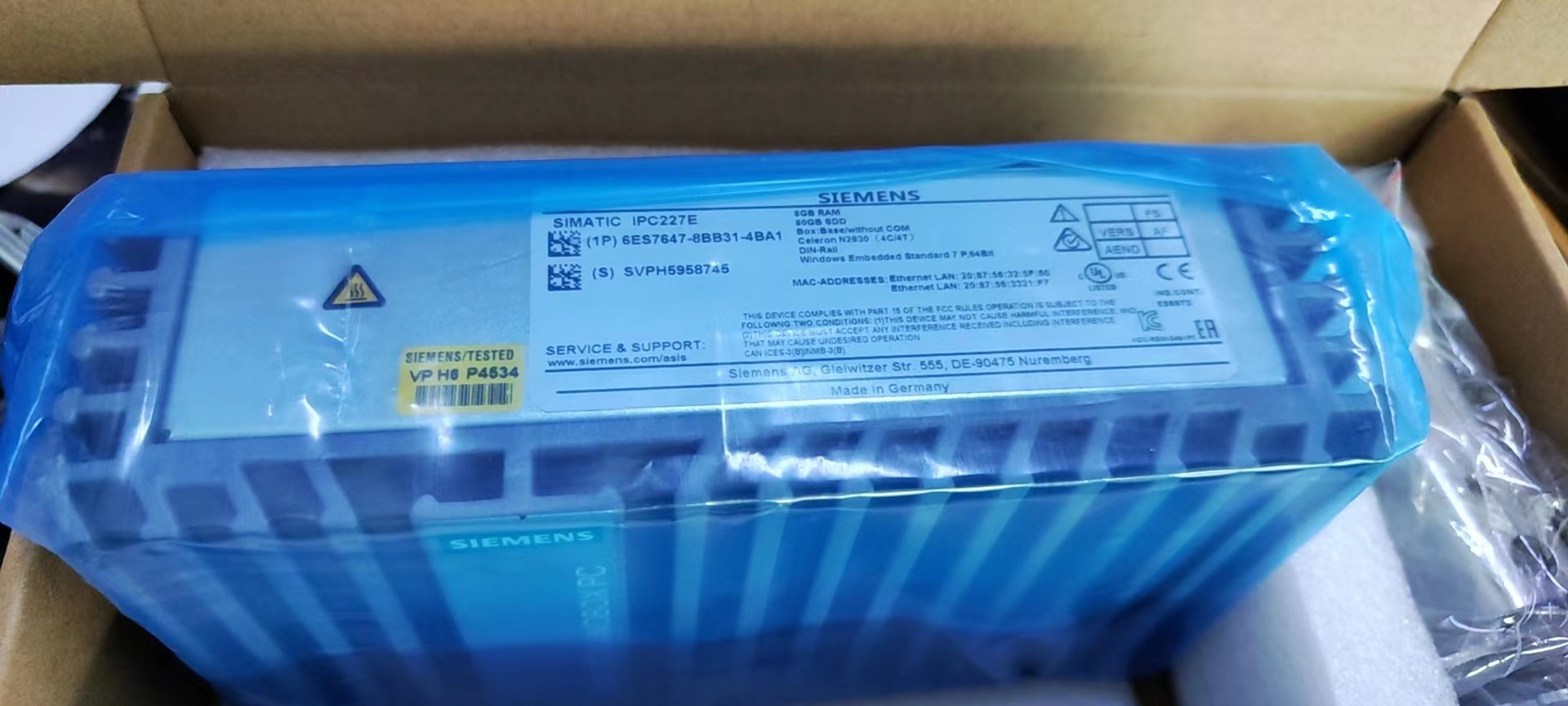 IPC227E西门子6ES7647