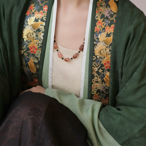 【三经绞罗 】天丝花罗宋长干寺褙子帝尧汉服