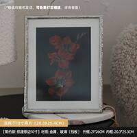 6-inch light luxury metal photo frame, golden wedding photo frame, 7-inch glass photo frame decoration, printed photo thumbnail 7