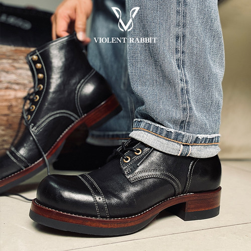 可定制！手缝沿条！V105伞兵靴