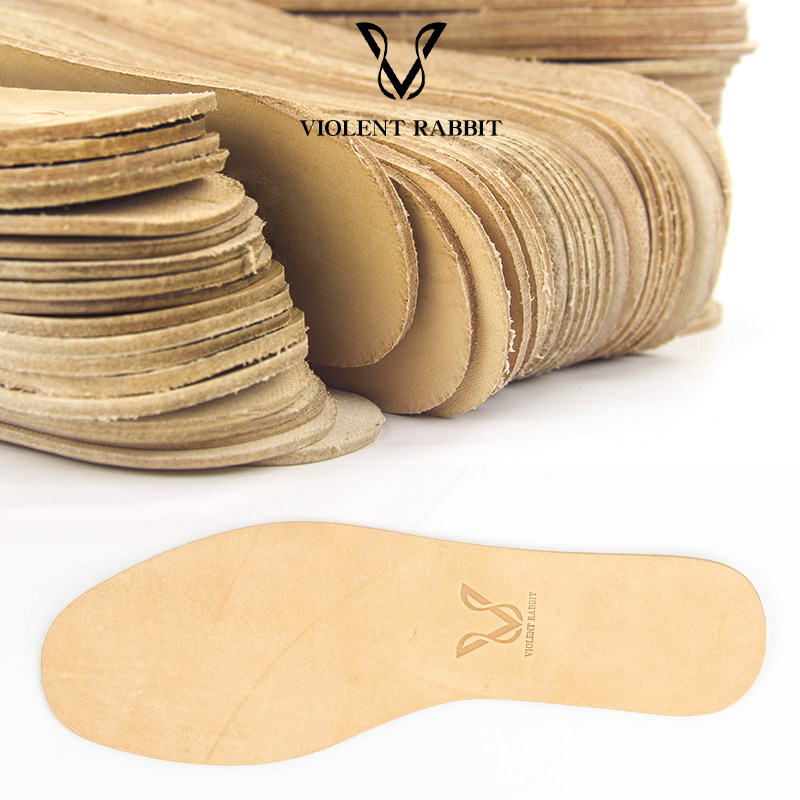 暴力兔植鞣皮鞋垫头层牛皮垫脚