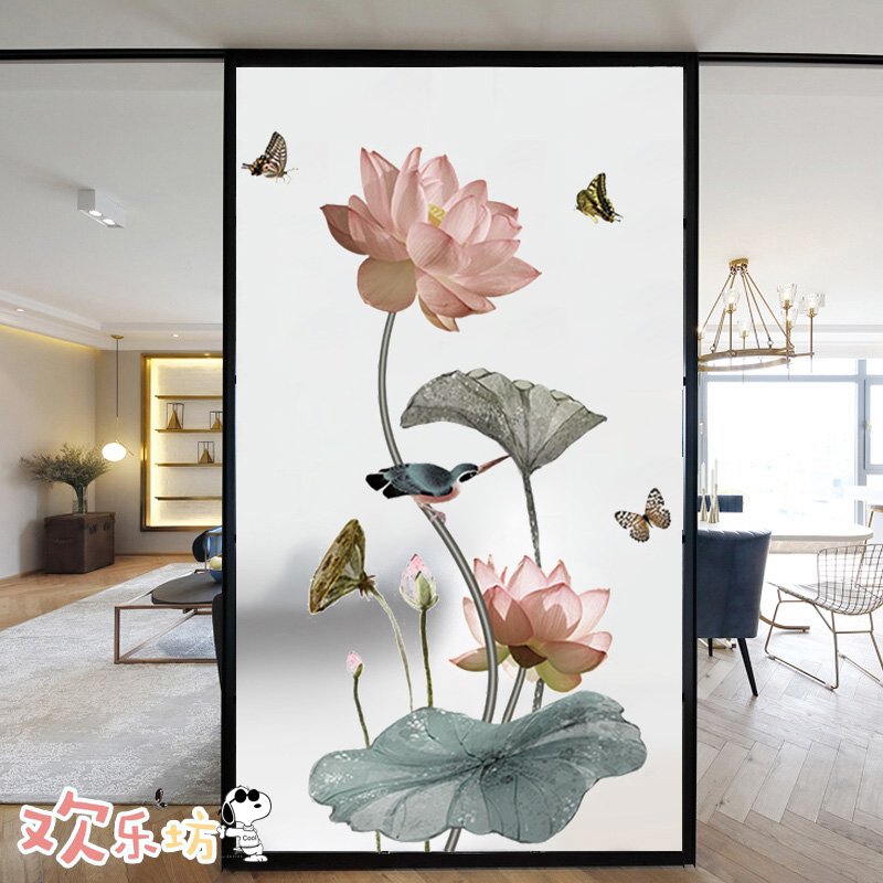 创意个性窗花贴玻璃门贴纸卧室装饰画阳台厨房贴画窗户3D立体窗贴图片