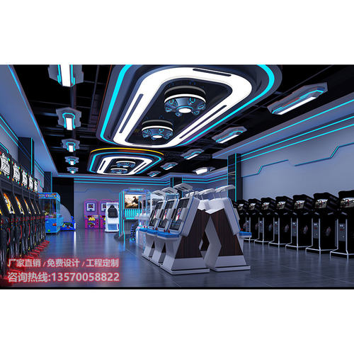 电玩城装修发光模块定制工厂KTV模块5D设计密室逃脱电竞酒店挂件